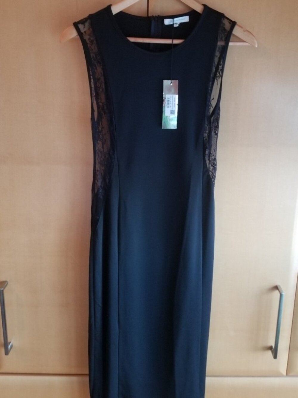 NWT Glamorous x Urban Outfitters Black Lace Cutout Sheath Dress L
